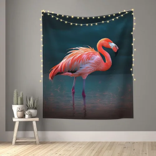 Miniatura 13 de HJTRW Tapiz floral para colgar en la pared, 60 x 51 pulgadas, tapiz para dormitorio, divertido tapiz de pared, arte de pared, manta de pared
