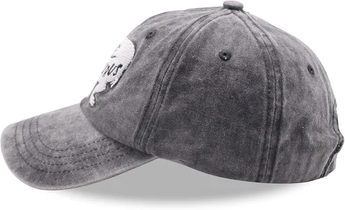 Miniatura 4 de Papa Saurus - Sombrero de dinosaurio, gorra de béisbol ajustable bordada T Rex para hombre