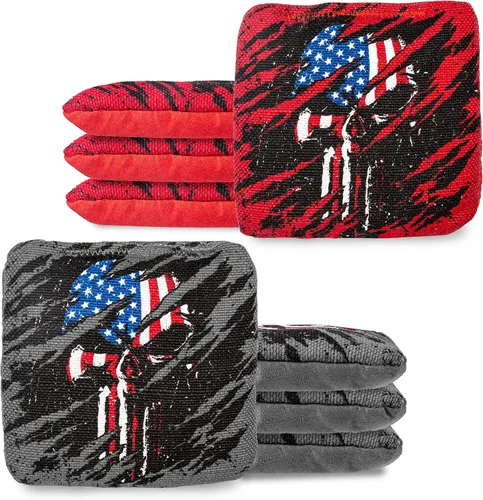 Miniatura 30 de Play Platoon Tournament Series Bolsas de Cornhole - Bolsas de Estilo Profesional de Doble Cara con Lado Resbaladizo y Pegajoso - Juego de 8
