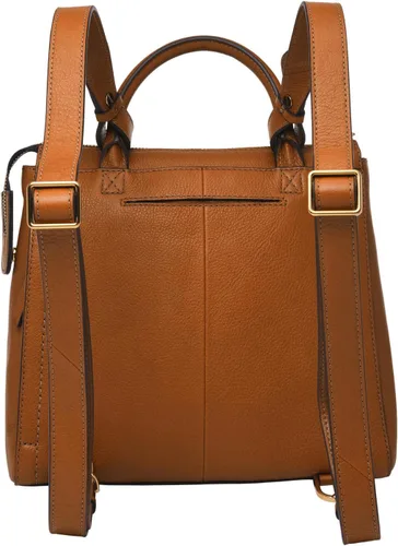Miniatura 2 de Fossil Parker - Mini mochila de cuero para mujer, Saddle