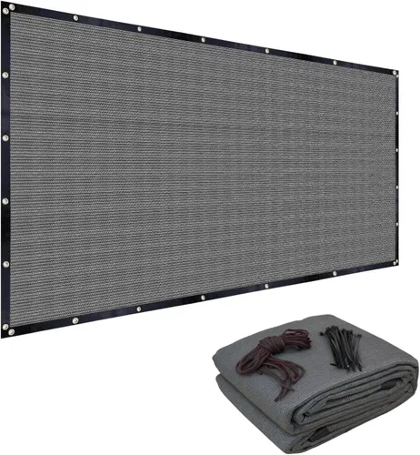 Miniatura 30 de FAIR WIND - Tela de Sombra 90% de Protección Solar, Pantalla de Privacidad, Cobertura para Patio, Toldo con Ojales, Red de Sombra para Jardín, Gris