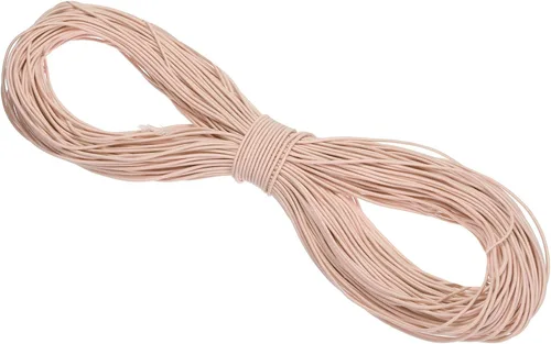 Miniatura 121 de PATIKIL Cuerda elástica elástica de 109 yardas (328.1 ft), cuerda elástica pesada de 0.059 in, albaricoque para manualidades, correas de gancho