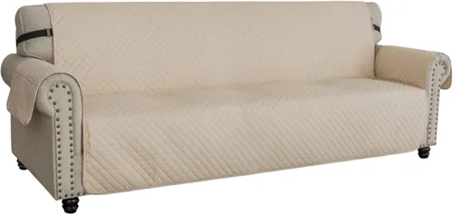 Miniatura 11 de XINEAGE Funda para Loveseat Reclinable Resistente al Agua, Fundas para Loveseat Reclinable de 2 Asientos con Bolsillos, Funda Protectora para Café