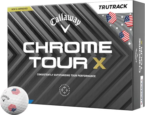 Miniatura 10 de Pelotas de golf Callaway Chrome Tour X Amarillo