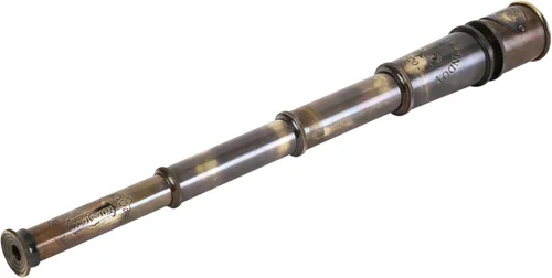 Miniatura 2 de Telescopio marino 1920 – Cristal espía vintage de latón con caja de madera Telescopio náutico antiguo de 15 pulgadas – Pirata y explorador