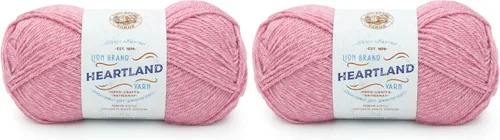 Miniatura 25 de Lion Brand Yarn Heartland Yarn - Hilo multicolor para tejer, tejer y tejer, paquete de 3, color congaree
