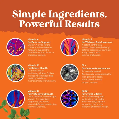 Miniatura 5 de Gomitas multivitamínicas diarias potentes para adultos - Mezcla de bienestar de vitamina D A C E B12 zinc y biotina - Gomitas de vitaminas