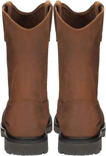 Miniatura 3 de Golden Fox - Botas de trabajo para hombre de cuero Wellington para granja y construcción