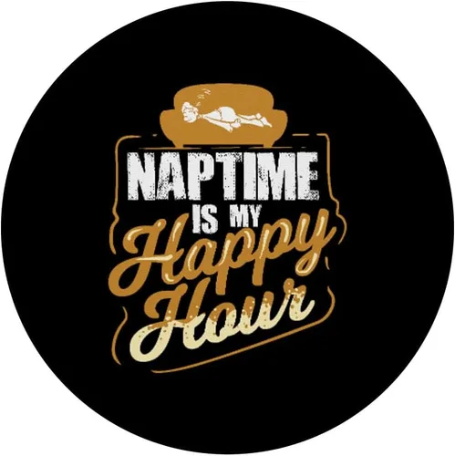 Miniatura 3 de Naptime Is My Happy Hour Quote For A Napper PopSockets intercambiables PopGrip