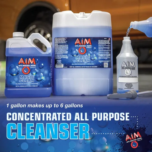 Miniatura 7 de AIM Chemicals Magic Clean - Limpiador multiusos para detalles industriales y de automóviles, limpia automóviles, camiones, SUV, barcos, caravanas