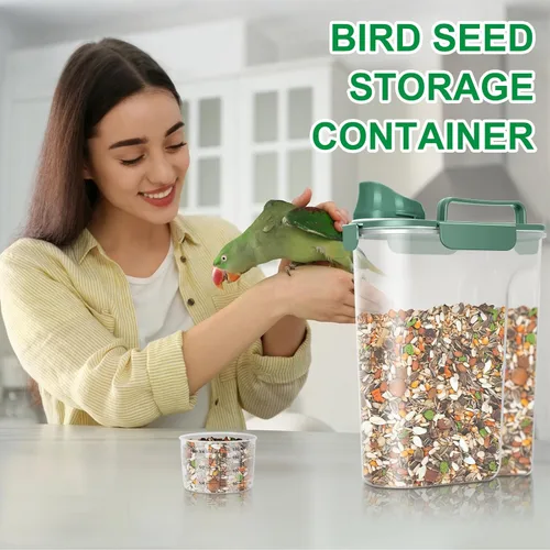 Miniatura 6 de TBMax Contenedor de Almacenamiento de Comida para Gatos y Perros de 5 a 7 libras, Contenedor Secundario de Almacenamiento de Comida para Mascotas