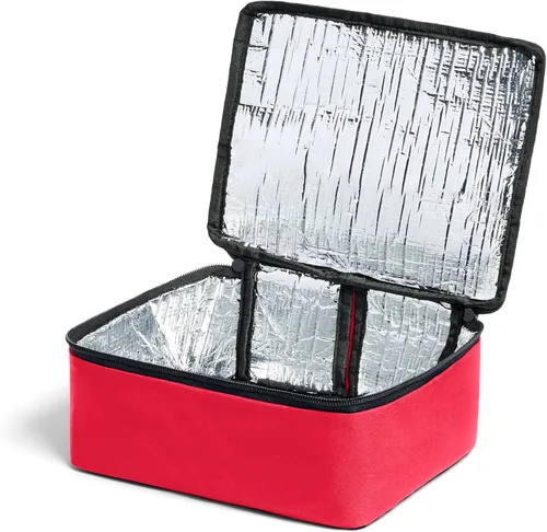 Miniatura 8 de HOTLOGIC Mini lonchera térmica - Calentador eléctrico portátil de alimentos para hombres y mujeres - Ideal para el trabajo, la oficina y la Rojo