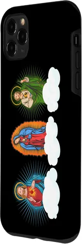 Miniatura 2 de iPhone 11 Pro Max Jesús, Virgen María y San Judas Tadeo En Nubes Caso