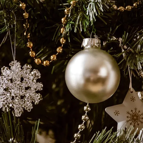 Miniatura 5 de Esferas colgantes para árbol de Navidad, 24 piezas de adornos irrompibles, plástico de 1.6 pulgadas, irrompible, Navidad, boda, fiesta, vacaciones