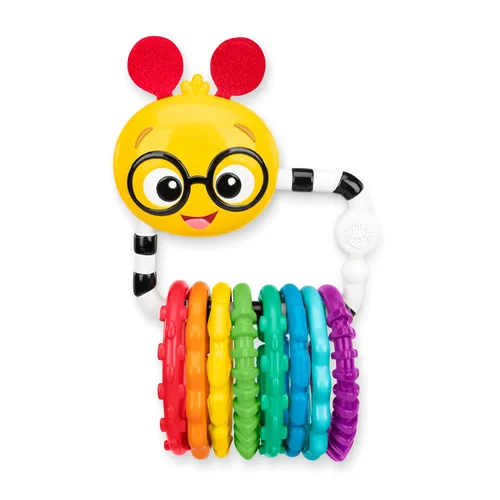 Baby Einstein Cals Connectors - Juguete sensorial con eslabones texturizados, a partir de 0 meses en adelante