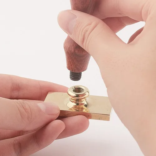 Miniatura 4 de CRASPIRE Sello de cera de repuesto de flor y espada, sello de cera de sellado vintage, cabezas cuadradas, solo sin asa para sobres de cartas