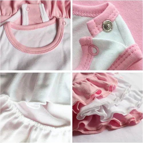 Miniatura 3 de iDzn Tater Tot - Vestidos divertidos para bebés y niñas, vestido de princesa de 0 a 24 meses, ropa de 100% algodón