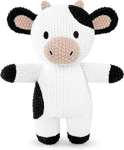 Miniatura 9 de Lindos animales de peluche de cordero de punto, animales de peluche de ganchillo y juguetes suaves. Lindas muñecas de animales pequeños, juguete