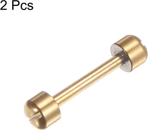 Miniatura 3 de HARFINGTON Reloj Tornillo Tubo Varilla Acero Inoxidable Reloj Correa Pines