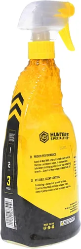 Miniatura 4 de Hunters Specialties Scent-A-Way MAX Field - Spray inodoro Eliminador de aromas de caza, aroma de cubierta para caza de ciervos