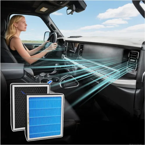 Miniatura 9 de MASHA Filtro de aire de cabina para Honda Accord (2023-2025) Civic (2016-2025) CR-V (2017-2025) Odyssey (2018-2025) con filtros de aire de repuesto