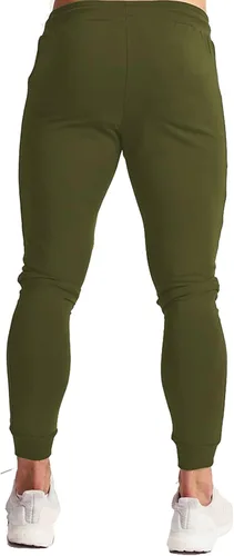 Miniatura 3 de Wangdo Pantalones de chándal/joggers para hombre, pantalones deportivos de entrenamiento para gimnasio y ejercicio, corte ajustado con bolsillos