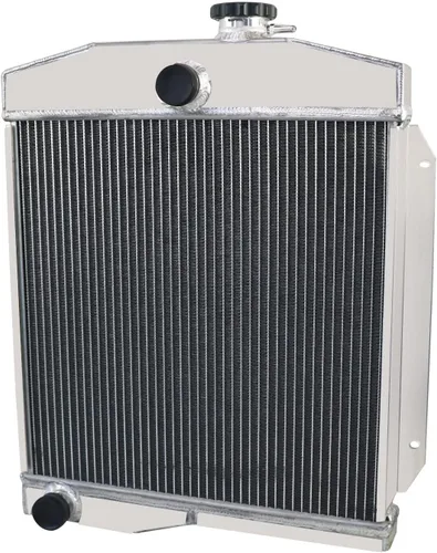 Miniatura 3 de Radiador de aluminio con núcleo de 3 filas para Jeep CJ3 CJ5 CJ6 DJ5 DJ6 1955 Willys 1955 Todos los radiadores de aluminio+ventilador