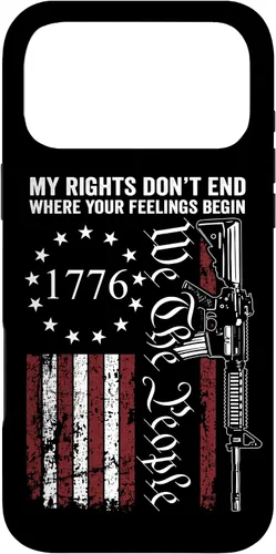 Miniatura 22 de My Rights Don't End Where Your Feelings Begin USA Gun Flag Case for iPhone 17