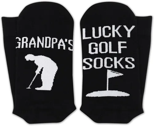 Miniatura 5 de TSOTMO Calcetines para abuelo y abuelo, regalo para papá, calcetines de golf de la suerte del abuelo para abuelo, regalo de jubilación, calcetines