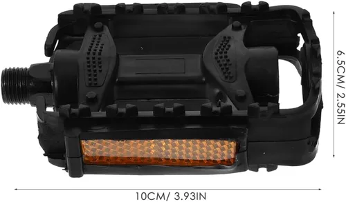 Miniatura 2 de Par de pedales de bicicleta para niños, 3.93 x 2.55 pulgadas, ligeros, antideslizantes, pedales de ciclismo para niños, bicicletas de montaña