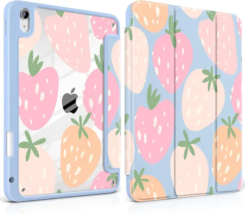 Miniatura 18 de MEEgoodo Funda para iPad Air de 11 pulgadas M3 2025 / M2 2024, para iPad Air de 5ª y 4ª generación de 10.9 pulgadas 2022/2020, funda para tableta