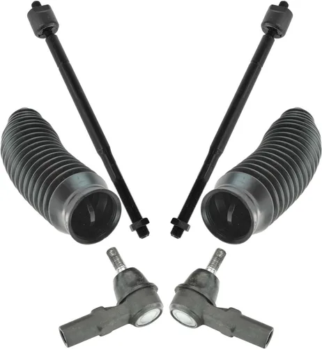 Miniatura 57 de TRQ Kit de dirección interior y exterior para lado del conductor y del pasajero delantero, con cremallera de dirección y fuelle de piñón compatible