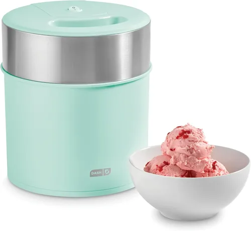 Dash Deluxe Fabricante de Helado y Gelato - Fabricante de Postres Caseros con Batido de Un Toque - Diseño Ahorrador de Espacio y Fácil de Limpiar -