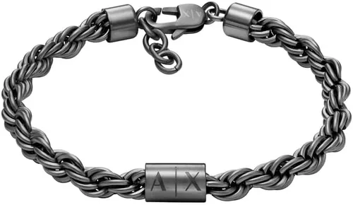 Miniatura 12 de A X Armani Exchange - Pulsera de cadena de acero inoxidable para hombre