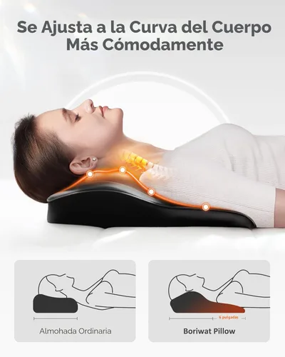 Miniatura 2 de Masajeador de cuello y espalda con calor, masajeadores eléctricos para cuello y espalda, almohada de masaje 3D para espalda, cuello, hombros, alivio
