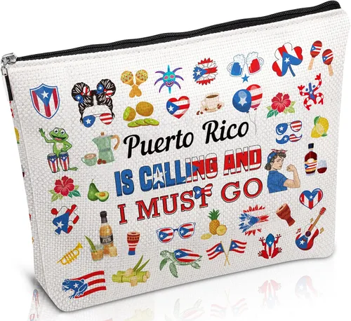 Miniatura 11 de Artículos de viaje esenciales Recuerdos Regalos - Bolsas de maquillaje, neceser de cosméticos y artículos de aseo de regalo para mujeres, niñas
