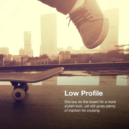 Miniatura 5 de Tope de pie de perfil bajo para Longboard o E-Skateboard – Tracción, equilibrio y control mejorados para Longboards o E-Skates – Mayor control al
