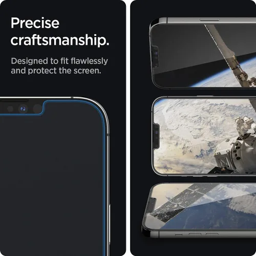 Miniatura 4 de Spigen Protector de pantalla de vidrio templado diseñado para iPhone 14 Plus/iPhone 13 Pro Max (paquete de 2)