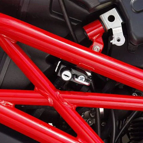 Miniatura 2 de GUAIMI Bloqueo de casco de motocicleta Cerradura de seguridad antirrobo para Ducati Monster 696/796 todos los años Montser 1100 2009-2010