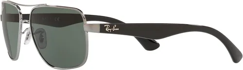 Miniatura 3 de Ray-Ban RB3483 - Gafas de sol cuadradas de metal para hombre