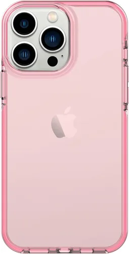 ArtsEvo Diseño transparente a prueba de golpes para iPhone 13 Pro Max, protección certificada contra caídas de 6.6 pies, bordes elevados que