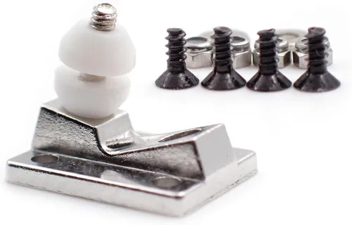 Miniatura 4 de SPITBOARDS® 32 mm Fingerboard Pro Trucks by, Real Lock Nuts, Single Axis, Kingpins, Rubber O-Ring Urethane Bushings, Optimised Hanger, Width 32 mm