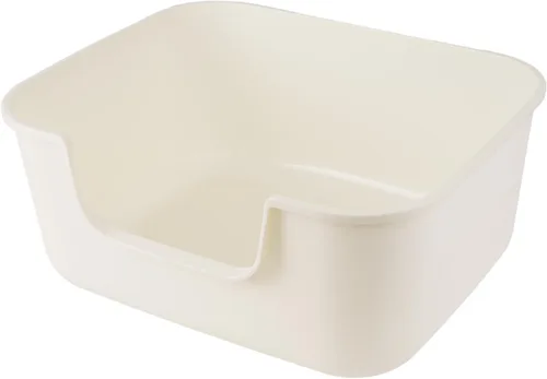 Miniatura 7 de Caja de arena grande para gatos con lados altos, cajas para gatos de interior, bandeja de arena para gatos para gatitos, caja de arena con entrada