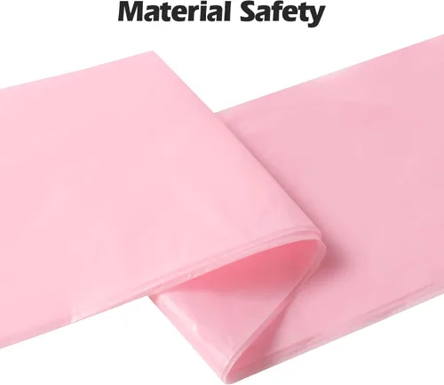 Miniatura 5 de Bolsas de basura portátiles de 2 a 4 galones, 60 bolsas de basura pequeñas gruesas para oficina, cocina, dormitorio, bolsas de basura fuertes (rosa)
