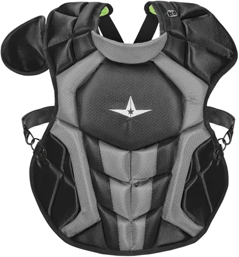 Miniatura 3 de All-Star Eje S7 de 9 a 16 años – Kit de equipo de captura de béisbol (incluye casco, protector de pecho, protectores de piernas), cumple con NOCSAE