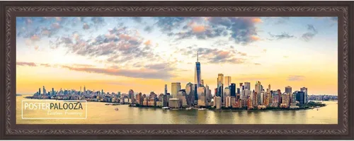 Miniatura 11 de Poster Palooza 30x36 Ornate Cherry Complete Wood Picture Frame with UV Acrylic Plexiglass, Foam Board Backing & Hardware Included