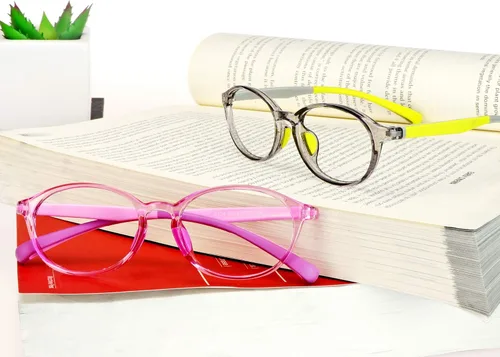 Miniatura 5 de 2 pares de lentes de bloqueo de luz azul para niños, protección UV400, antirayos azules, para computadora para niños y niñas de 3 a 12 años