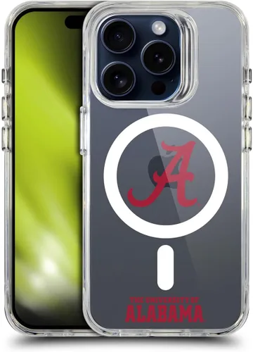 Miniatura 454 de Head Case Designs Funda de gel suave con licencia oficial de la Universidad de Alabama UA Collage compatible con Apple iPhone 13 Pro Max