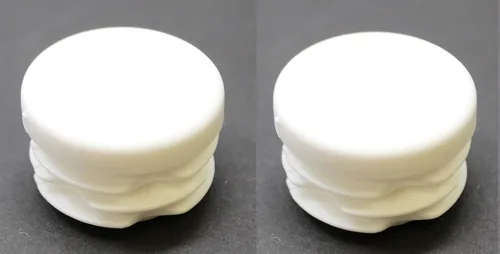Tapa de extremo de tubo redondo blanco de 1 pulgada, tapón de tubo de tubo de diámetro exterior de 1 pulgada, inserto de tapa de enchufe de plástico