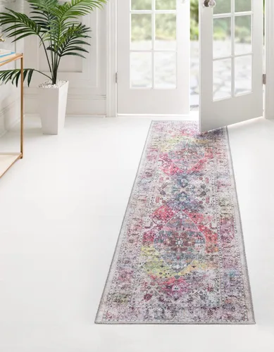 Miniatura 17 de Unique Loom Yara Collection - Alfombra de área Yash (2' x 3' Rectángulo, Lino Carbón/Beige)